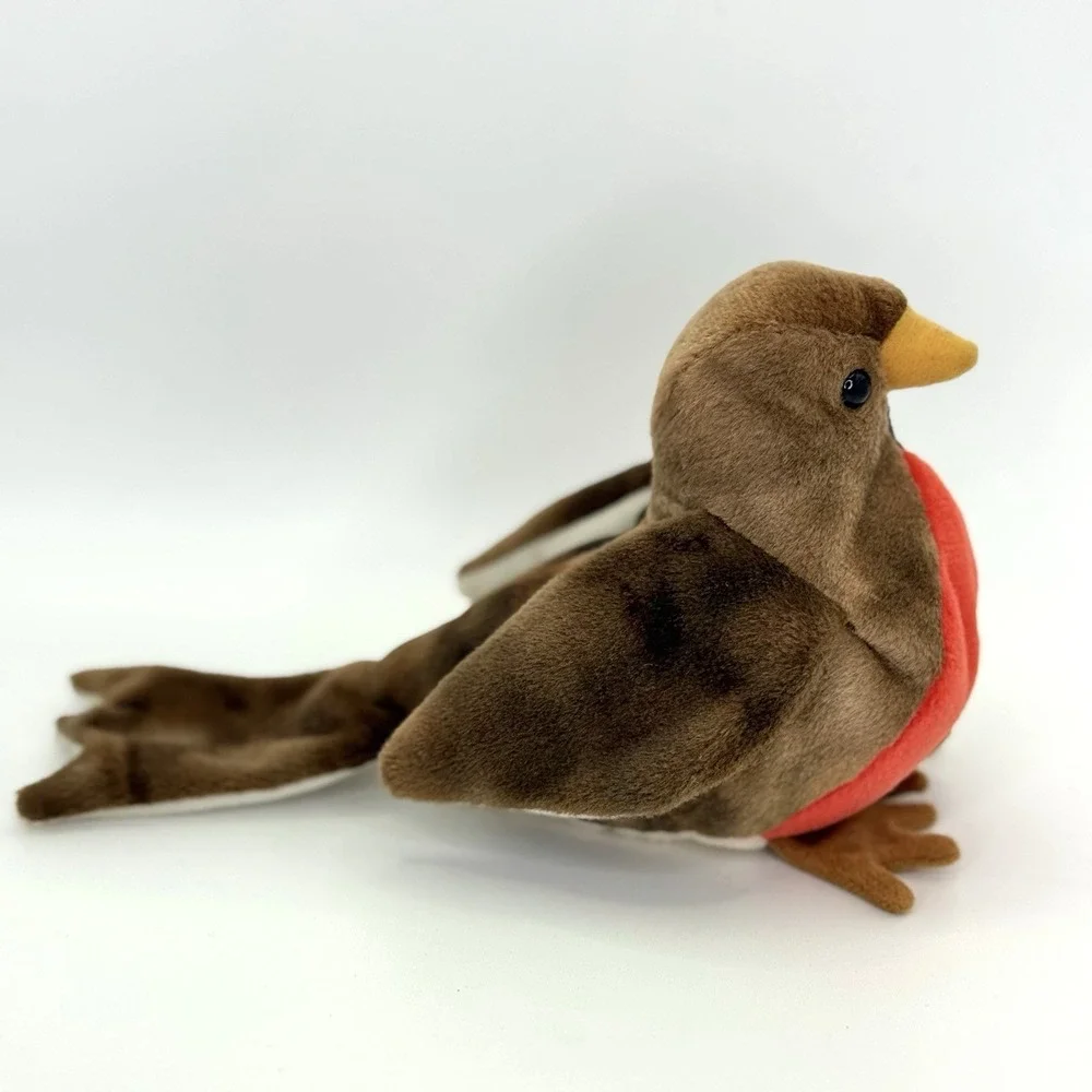 Ty Beanie Baby Early‎ the Robin Bird 1997 Red Breast Plush Toy w/ Tags Vintage
